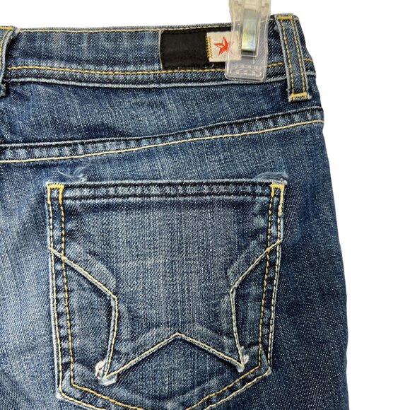 People's Liberation Irene dark wash cuffed women's capri jeans size 26 - Picture 5 of 9